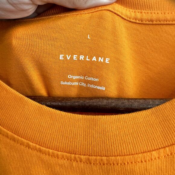 EVERLANE Organic Cotton Weekend Dress Size L Clean Girl Casual Preppy Minimalist - Picture 10 of 11